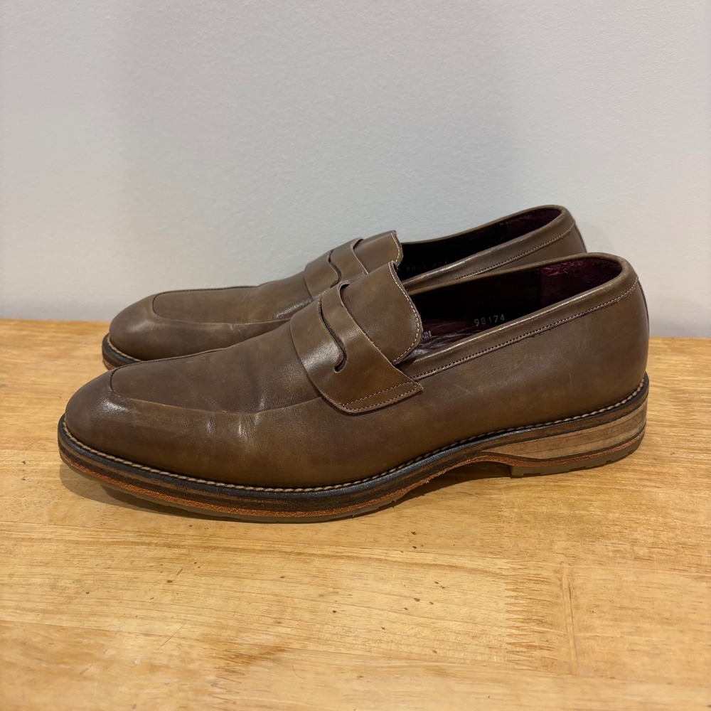 Mezlan Classic Penny Loafers Mens Brown Size 8.5 Leather Slip On 8001-724